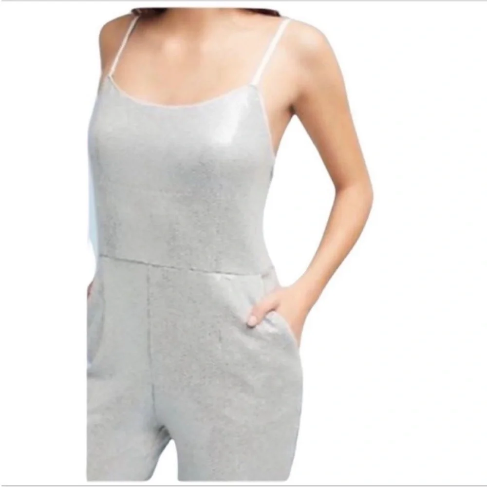 ETT TWA ANTHROPOLOGIE Claudette Sequins Jumpsuit NEW